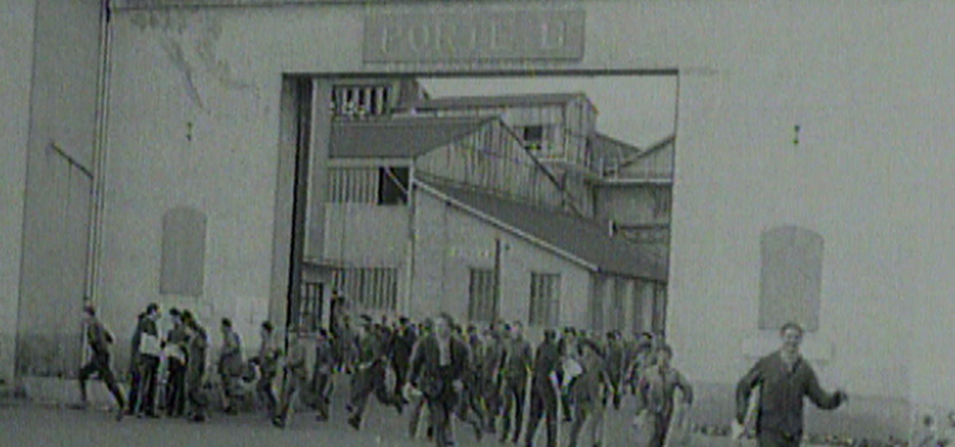 Thumb Workers Leaving the Factory